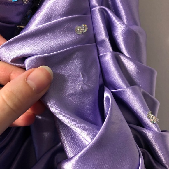 Purple Grad/Prom Dress - EUC - Picture 6 of 8